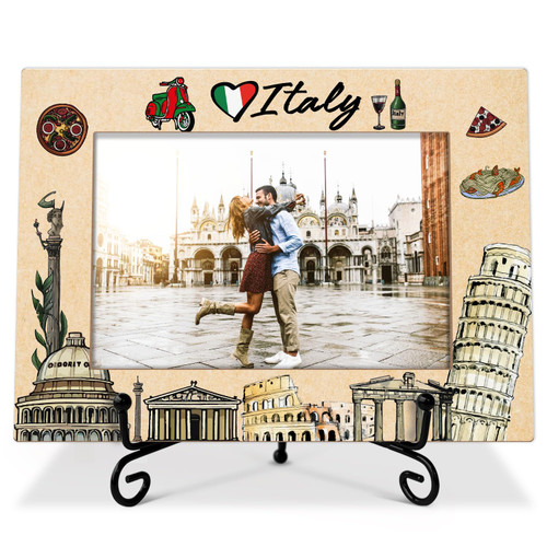 Zwsrplo Italy Picture Frame, Italy Honeymoon Gifts for Couple, Engagement Wedding Gifts for Newlyweds, Vacation Souvenirs Desk Decor Photo Frame 4x6 Horizontal -small02 Zwsrplo Italy Picture Frame, Italy Honeymoon Gifts for Couple, Engagement Wedding Gifts for Newlyweds, Vacation Souvenirs Desk Decor Photo Frame 4x6 Horizontal -small02