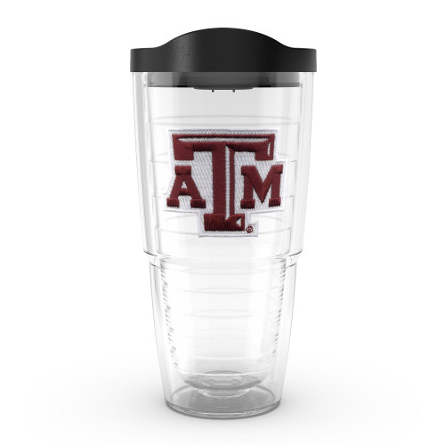 Tervis Made in USA Double Walled Texas A&M University Aggies Insulated Tumbler Cup Keeps Drinks Cold & Hot, 24oz, Primary Logo