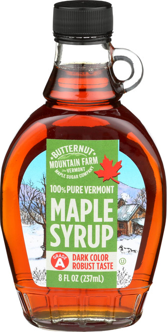 Butternut Mountain Farm Robust Dark Maple Syrup, 8 FZ