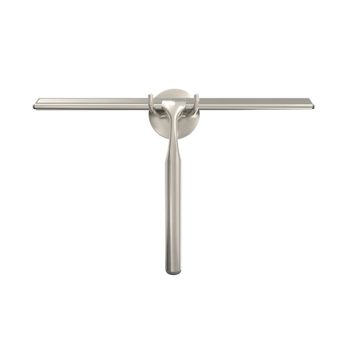 Better Living Deluxe XL Shower Squeegee, Multi-Purpose Silicone Squeegee Blade with Storage Hook, Rust-Proof Heavy Duty Window, Glass, Shower Scrubber, Windshield Wiper, 12", Brushed Nickel Better Living Deluxe XL Shower Squeegee, Multi-Purpose Silicone Squeegee Blade with Storage Hook, Rust-Proof Heavy Duty Window, Glass, Shower Scrubber, Windshield Wiper, 12", Brushed Nickel