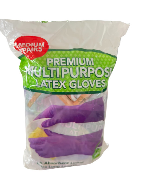Clean Ones Premium Multi Purpose Non Slip Gloves 20 mil, Medium (Pack of 9 pairs)