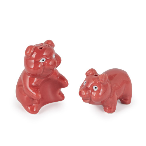 BigMouth Inc Pig Salt and Pepper Shaker Set, Novelty Kitchen Decor, Funny Salt & Pepper Shakers for Animal Lovers and Farmhouse Style Kitchens