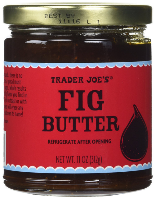 Trader Joes Fig Fruit Butter 11 Oz / 312 G Delicious on Toast or with Cheese