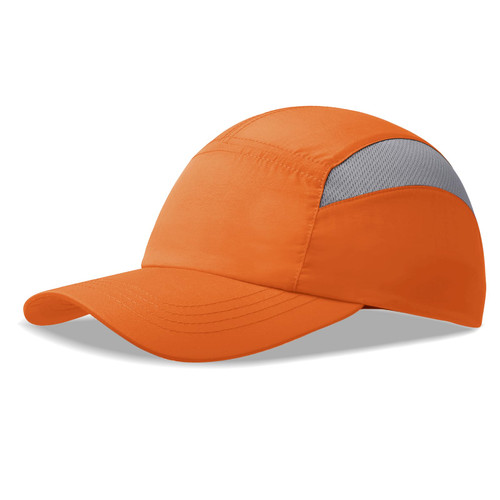 CHUANGLI Oversize XXL Quick Dry Trucker Hat, Large Baseball Cap for Men Women Breathable Mesh Hat for Running, Golf, Workout Orange