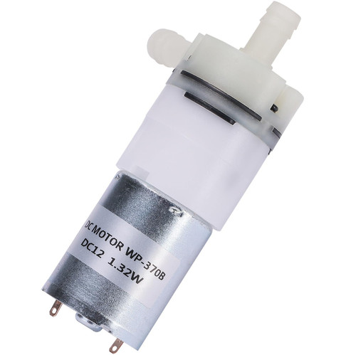 DC 12V 1.3 LPM Self Priming Diaphragm Micro Water Pump, Portable Home Self-Priming Micro Water Pump, for Ice Maker, Coffee Machine, Water Dispenser, 300mA Small Pump Motor