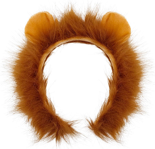 Delfd Lion Ears Headband Animal Ears Headband Lion Costume Adult for Halloween Party Cosplay Cute Fashion Hairband