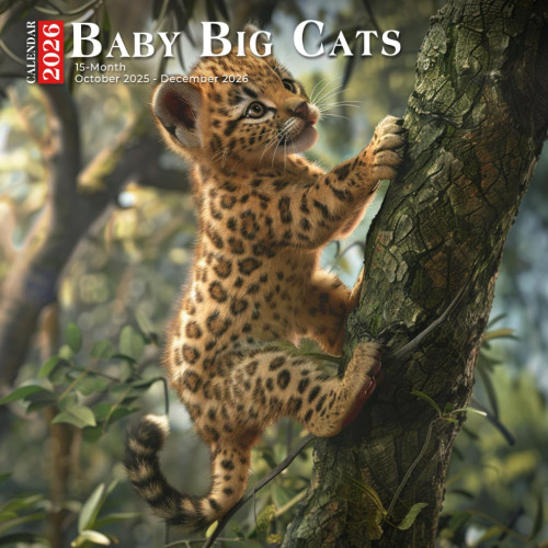 Baby Big Cats Calendar 2026: Adorable Cubs of the Jungle’s Fiercest Predators