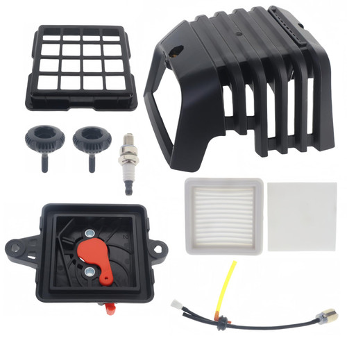 Hutdkte SRM2620 Air Filter Cover for Echo 2620 Tune Up Kit SRM 2620 SRM-2620T PAS-2620 PE-2620 PPT-2620 Trimmers Brushcutters with P021050880 Case