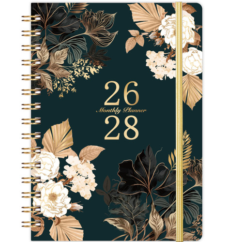 2026-2028 Monthly Planner/Calendar - 3 Year Monthly Planner 2026-2028, January 2026 - December 2028, 6.3" x8.4", 3 Year Calendar 2026-2027-2028 with Tabs, Hardcover, Inner Pocket