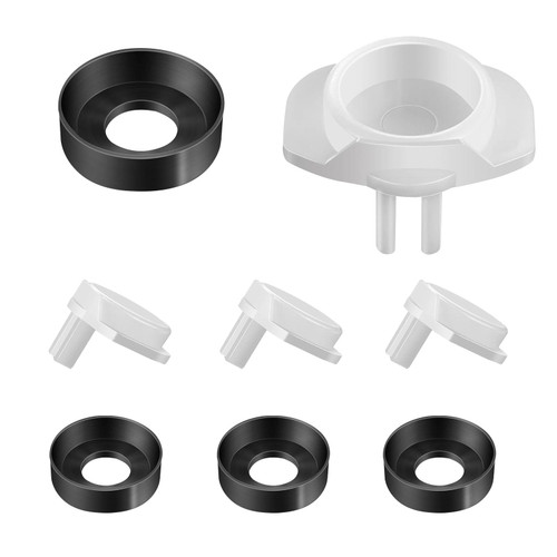 OLPDDZ 101237 Cup Seal & Diverter Gate 4-Pack – Exact-Fit Repair Kit for Moen 3800 Tub Spout, Leak-Proof Bathtub Faucet Replacement Part, Durable Rubber & Plastic, DIY Fix in Minutes
