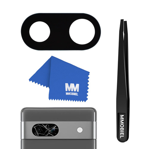 MMOBIEL Back Rear Camera Glass Lens Replacement Compatible with Google Pixel 7a - Pre-Installed Adhesive, Tweezer and Cloth MMOBIEL Back Rear Camera Glass Lens Replacement Compatible with Google Pixel 7a - Pre-Installed Adhesive, Tweezer and Cloth