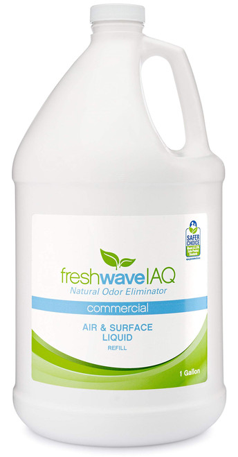 Fresh Wave IAQ Commercial Odor Eliminating Air & Surface Liquid, 1 Gallon | Safer Odor Relief | Natural Plant-Based Odor Eliminator | Odor Absorber for Home or Commercial Areas