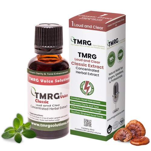 TMRG Classic Vocal Remedy Drops #1 - Natural Relief for Singers, Speakers, & Professionals | Fast Acting, Instant Clarity, & Tone Enhancement - Quick Fix for Vocal Fatigue, Tenderness, & Hoarseness