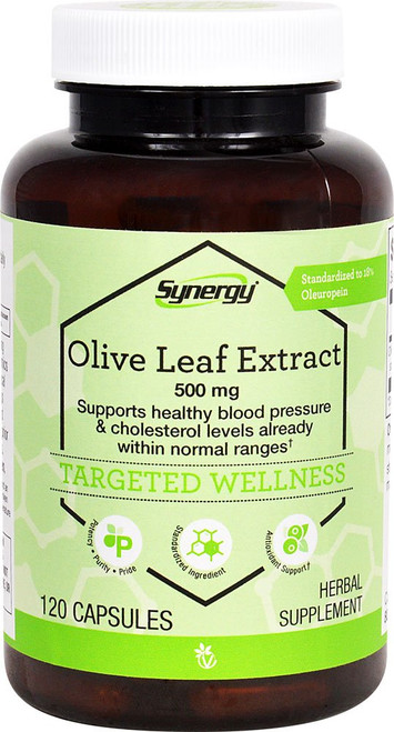 Vitacost Synergy Olive Leaf Extract - Standardized -- 500 Milligram - 120 Capsules