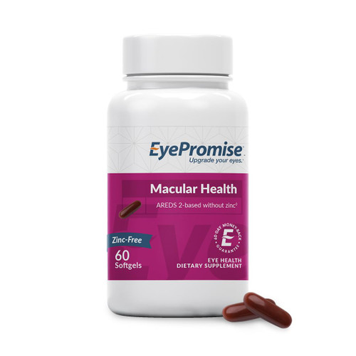 EyePromise Macular Health Eye Vitamin - 60 Softgels, 30-Day Supply - Zinc-Free Eye Health Support with Zeaxanthin, Lutein, Vitamin C, D & E and Omega 3 Fish Oil