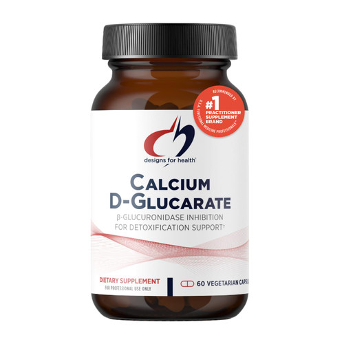 Designs for Health Calcium D-Glucarate - 1200mg CDG for Liver Support - Detoxification + Healthy Hormone Metabolism Support Supplement for Men + Women - Non-GMO, Soy-Free (60 Capsules)