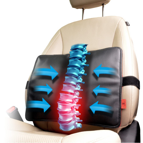 AJUVIA Back Vitalizer Lumbar Support Pillow, 3-Second Pain Relief, Premium Ergonomic Back Support for Office Chairs and Car Seats, Enhances Sitting Posture AJUVIA Back Vitalizer Lumbar Support Pillow, 3-Second Pain Relief, Premium Ergonomic Back Support for Office Chairs and Car Seats, Enhances Sitting Posture
