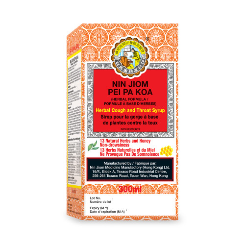 NI JIOM MEDICENE MANUFACTUER Pei Pa Koa Cough Syrup, 300 ML