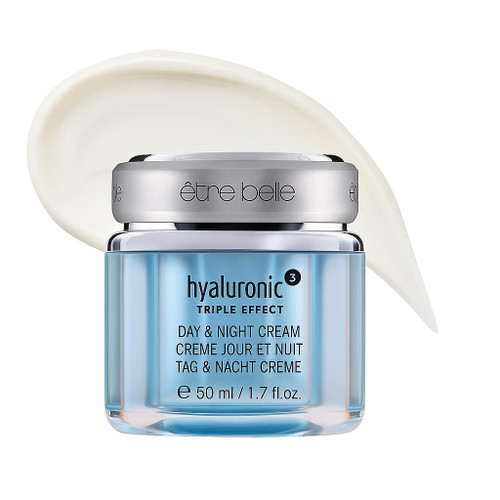 êb être belle Hyaluronic Acid 3D Cream for Day & Night, Jojoba Oil & Grape Seed Oil, Skin Care for Women, Long Lasting Hydrating Face Cream, for All Skin Types, 50 mL