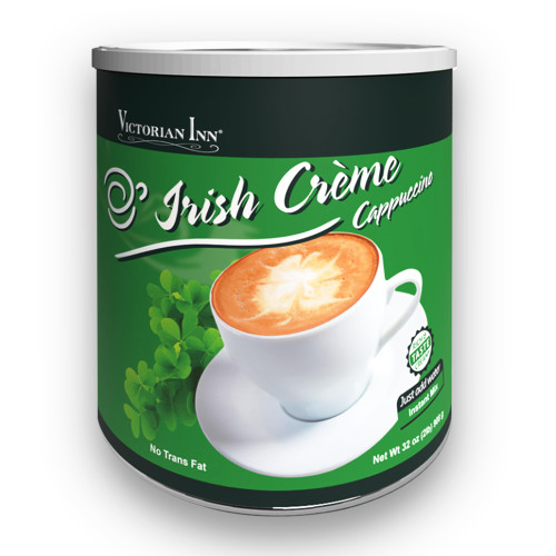 Victorian Inn Instant Cappuccino - Irish Crème Flavor - Smooth & Flavorful Coffee Mix - Perfect Hot, Cold, or Blended - Ideal as Coffee Creamer - 2 Pound (Pack of 1) Victorian Inn Instant Cappuccino - Irish Crème Flavor - Smooth & Flavorful Coffee Mix - Perfect Hot, Cold, or Blended - Ideal as Coffee Creamer - 2 Pound (Pack of 1)