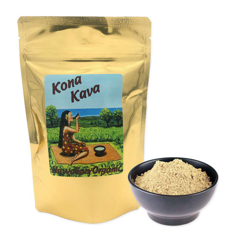 Kona Kava Instant 9% Kavalactone Kava Drink Mix - Banana Vanilla (8 oz)