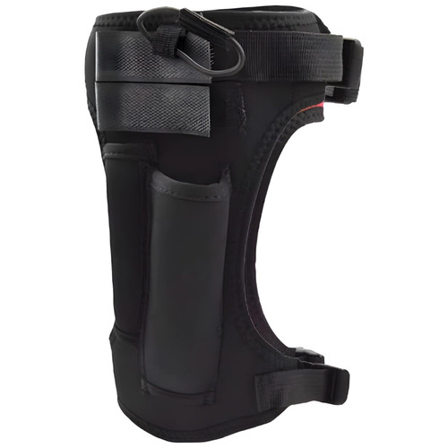 Neoprene Knife Holder, Adjustable Scuba Leg Knife Holster with Quick Release Straps, Elastic Diving Knife Pouch with Dual Pockets for Hiking, Rafting, Boating, Fishing, Snorkeling, Rescue