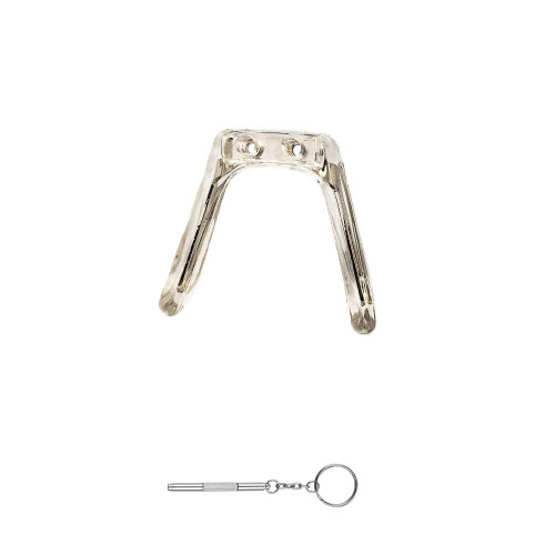 Eyeglasses Nose Pad Bridge Metal Inner Core U-Shaped Glasses Nose Pad Adjustable Saddle Bridge Silicone Nose Pad Eyewear Accessories Repair Kits(Silvery) ﻿