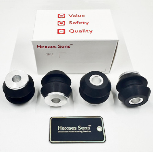 Hexaes Sens FICM Mounting Bushing Set Compatible with Ford 6.0L Powersroke 2003-2010 ATS604N VT365 VT275.(4pack)