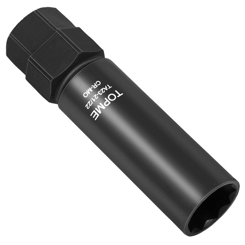 10 Spline Lug Nut Socket, Replacement for TA23-21/22, Compatible with Bimecc 10 Spline Lug key, for Removing 10 Point Lug Nut Key for Truck Large SUV with 13/16 and 7/8 Hex Drive, CR-MO