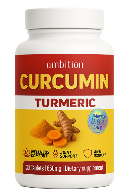 Curcuyin Turmeric Curcumin Supplement, 880mg, 30 Caplets