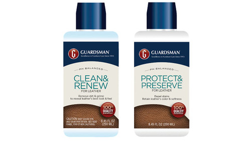 Guardsman Leather Care Bundle: Leather Cleaner and Leather Protector Guardsman Leather Care Bundle: Leather Cleaner and Leather Protector