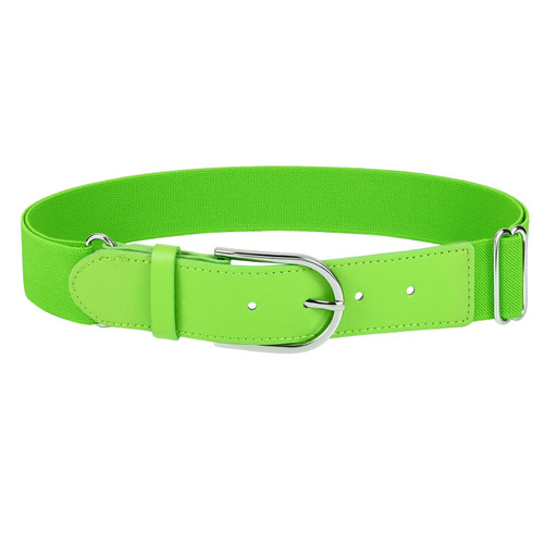 WERFORU Baseball Belt Elastic Softball Belt Stretch Baseball Uniform Outfit for Adults and Youth Boys (Green,Youth
