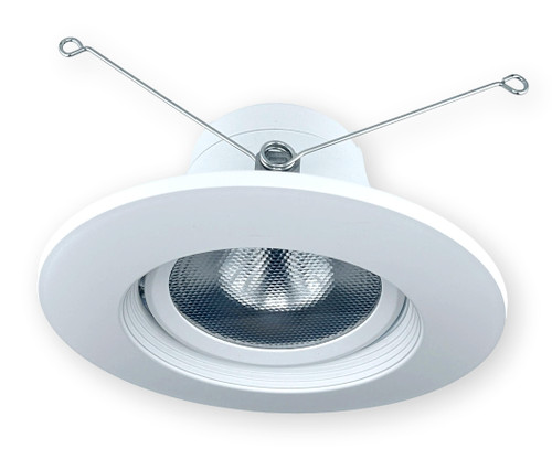 Trace BRK-LED56-GR-4K-ECO Advanced LED Downlight Retrofit Raffle Trim Kit; Compatible with Both 5" and 6" Standard Recessed Housings; Provides 975 Lumens of Bright Light; 14W; 4000K; 120V