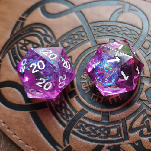 Roll of Fate D20 Dice Set – All Natural 20 or All Natural 1 – Designed for D&D Players Seeking Epic Victories or Failures
