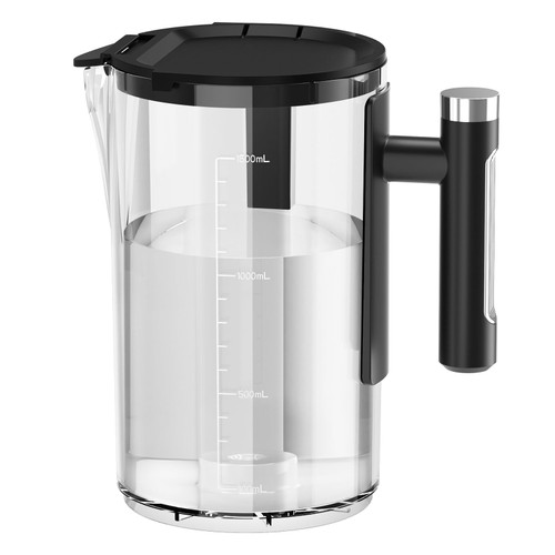 Portable Water Bottle, Removable Water Kettle for Y9S Countertop Reverse Osmosis Water Filter，Black
