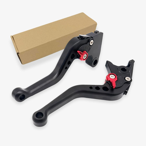Replacement for Triumph Trident 660 2021-2024 Short Brake Clutch Lever CNC Aluminum Alloy Accessories (Black `red)