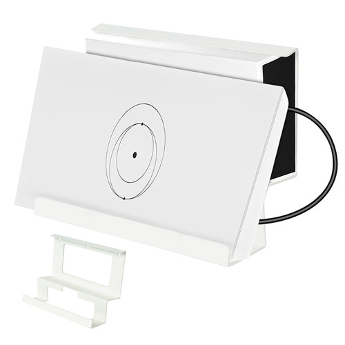 Starlink Gen 3 Router Metal Mount, 2-in-1 Standard V3 Mesh Router and Power Supply Mounting Kit for V3 and Standard Routers (White)