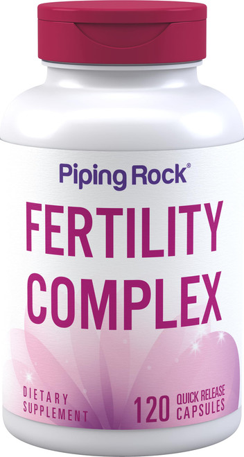 Fertility Supplements for Women | 120 Capsules | Complex Blend with Damiana, Chasteberry, & Ginseng | Prenatal Vitamin | Non-GMO, Gluten Free | by Piping Rock