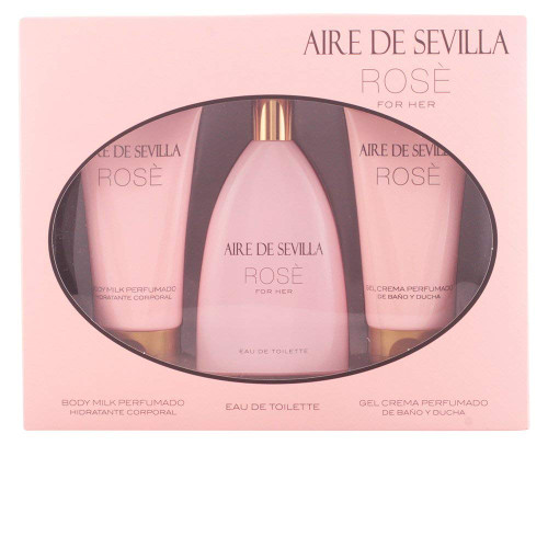Aire De Sevilla Rose Eau De Toilette Spray 150Ml Set 3 Piezas