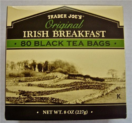 4 X Trader Joe's Original Irish Breakfast Tea (80 Black Tea Bags Per Box)