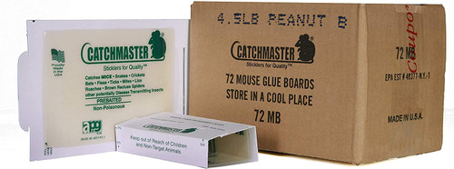 72 Catchmaster Mouse Insect Glue Boards 72mb Mice Roach Spider Flea Sticky Trap"