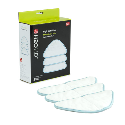 H2O HD Microfibre Cloths, One Size, White