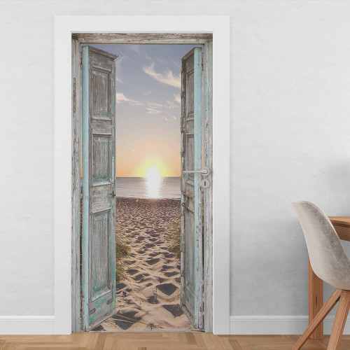 KACOLOR 3D Stairs Art Door Sticker for Bedroom Livingroom Bathroom, 2PCS Wall Decal Self-Adhesive Waterproof Removable Door Murals Wallpaper Home Decoration (SP-F1035) KACOLOR 3D Stairs Art Door Sticker for Bedroom Livingroom Bathroom, 2PCS Wall Decal Self-Adhesive Waterproof Removable Door Murals Wallpaper Home Decoration (SP-F1035)