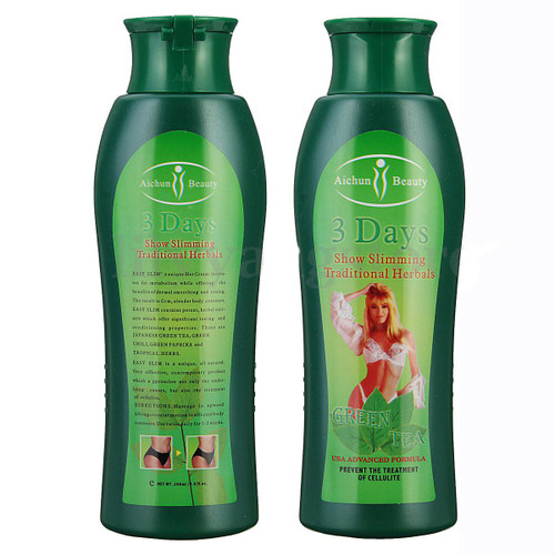 Green tea Slimming Cream Cellulite Removal Fat burning Lose weight 200ml by Aichun Beauty