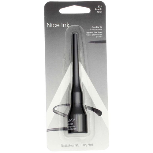 Almay Liquid Eyeliner, Black [221] 0.1 oz (Pack of 6)