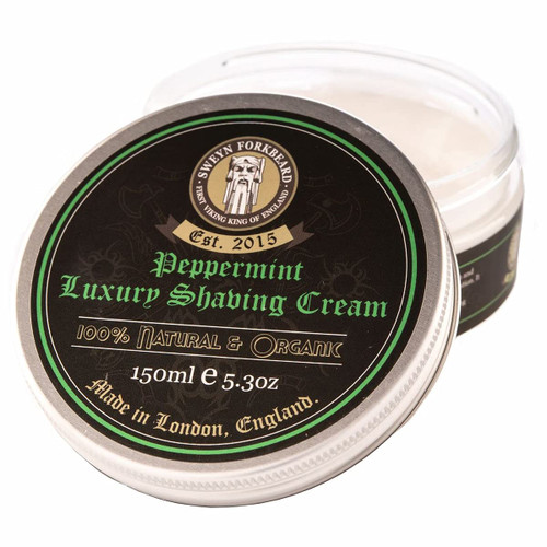 Sweyn Forkbeard Organic Shaving Cream - 150ml Peppermint