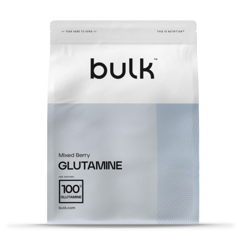 Glutamine Mixed Berry 500g Recovery Amino Acid by BULK POWDERS