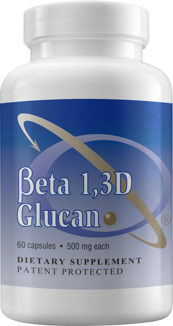 Transfer Point Immune Support Supplement Highly Purified Beta Glucan 500 mg per Capsule (Pack of 1 - b-glucan Fiber)