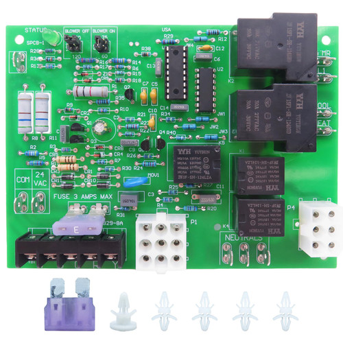 S1-7990-319P Furnace Control Circuit Board, Replacement for Coleman Evcon York Luxaire OEM 7990-319P ICM2801 031-01910-000 031-01932-002 S1-7990-319P Furnace Control Circuit Board, Replacement for Coleman Evcon York Luxaire OEM 7990-319P ICM2801 031-01910-000 031-01932-002
