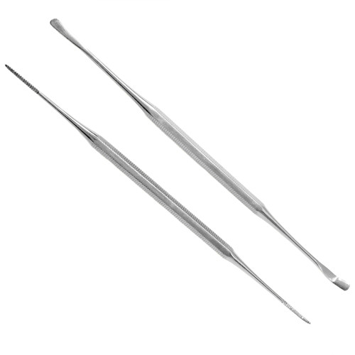 KHOM Ingrown Toenail Removal Kit | Stainless Steel File & Lifter Set for Pain Relief & Nail Care | Professional Pedicure & Podiatry Tools for Nail Trimming, Under Nail Cleaning and Grooming